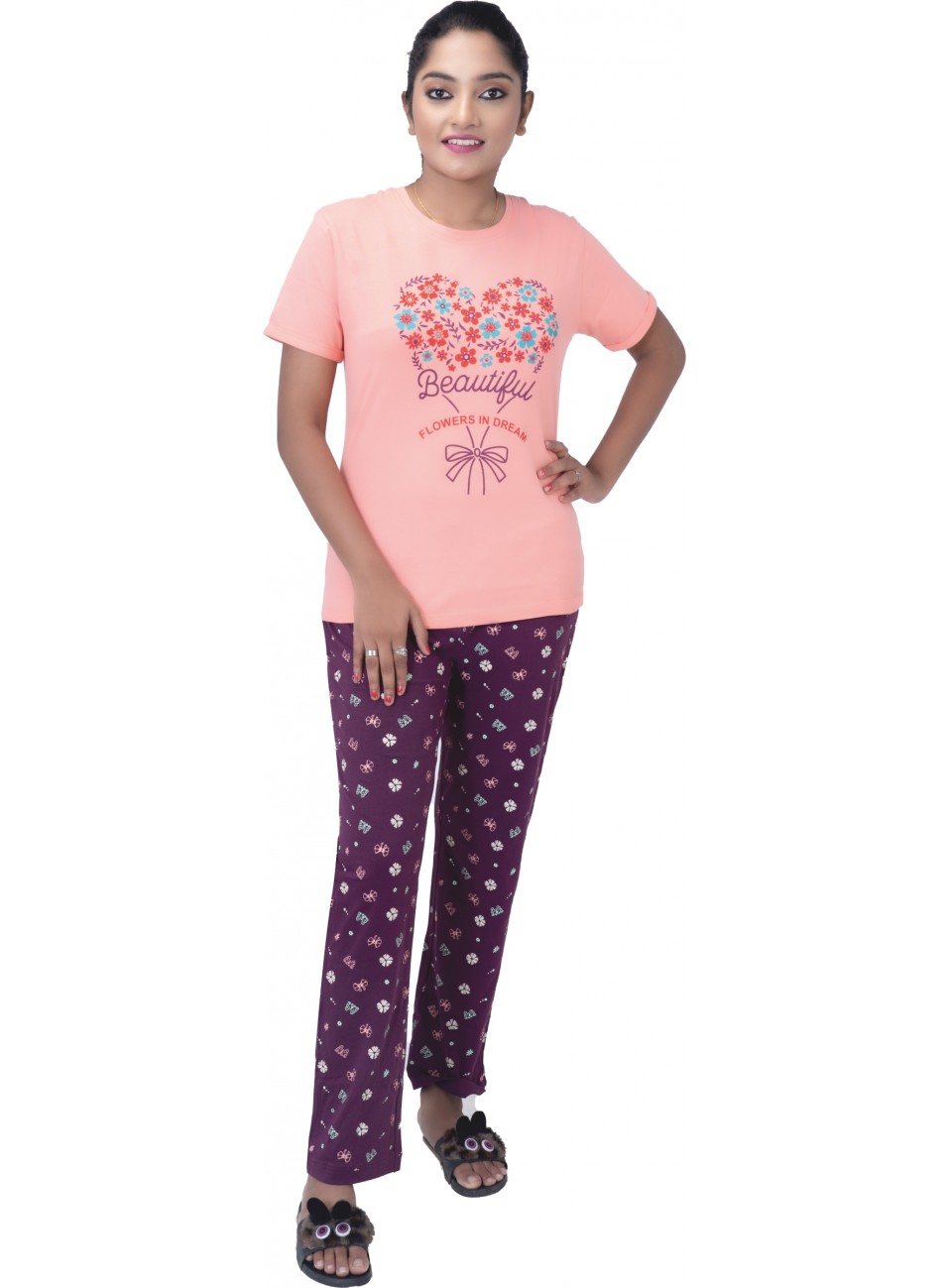 Nightwear pants and outlet tops for ladies